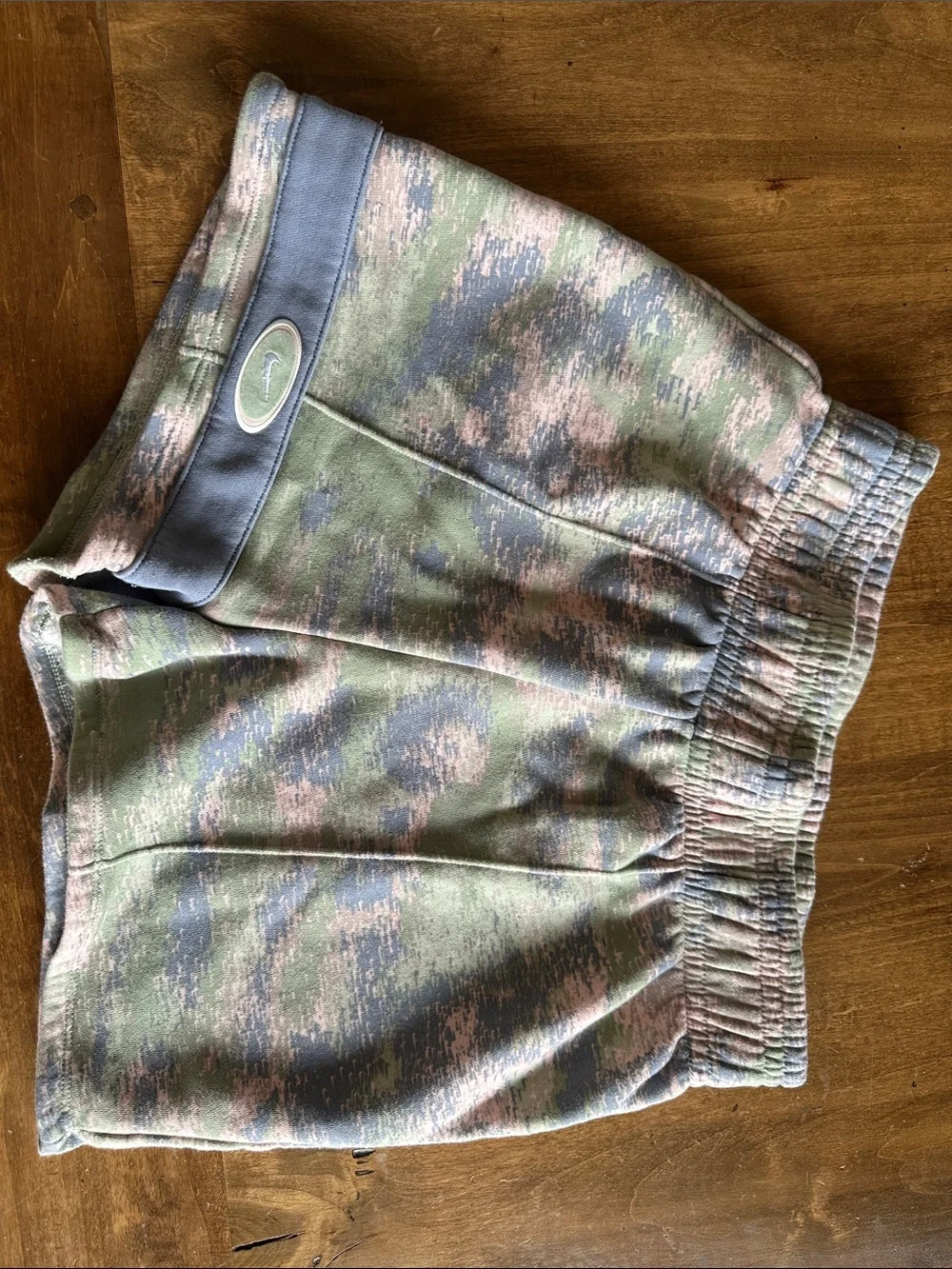 Nike woman Camo Shorts - Pastel Green, Light Pink, Blue-Gray